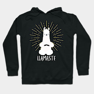 Llamaste. Funny Yoga Saying Phrase Workout Motivation Hoodie